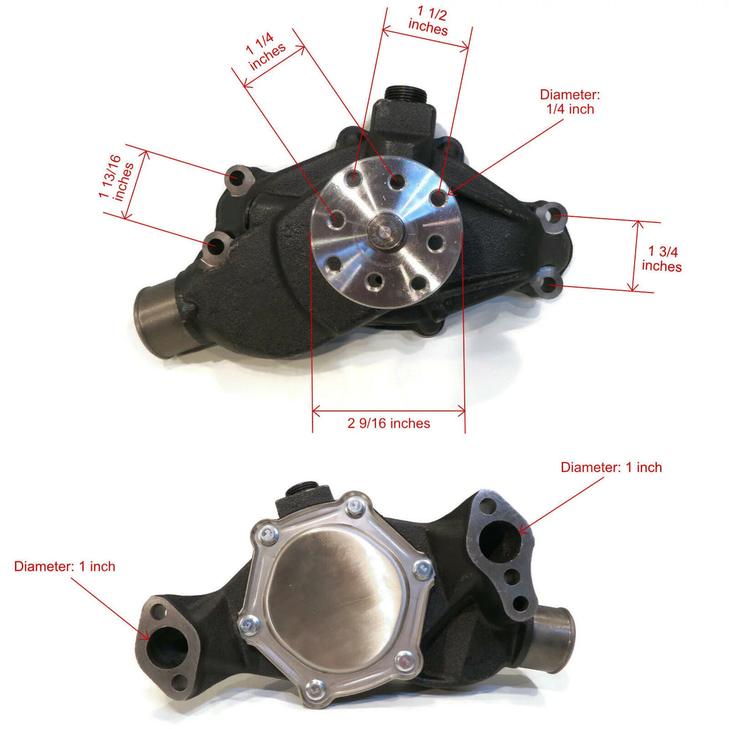The ROP Shop | Circulating Water Pump For 1985 Volvo Penta 170 HP AQ175A, 290 HP AQ290A Drives