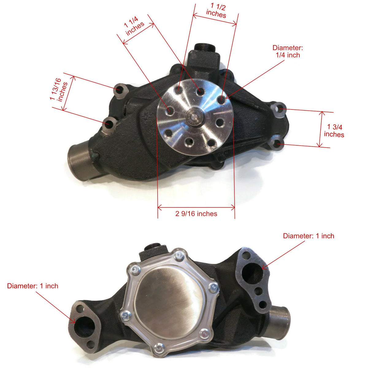 The ROP Shop | Circulating Water Pump For 1985 Volvo Penta 170 HP AQ175A, 290 HP AQ290A Drives