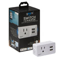Geeni Switch and Charge Smart Wi-Fi Plug with 2-USB Ports