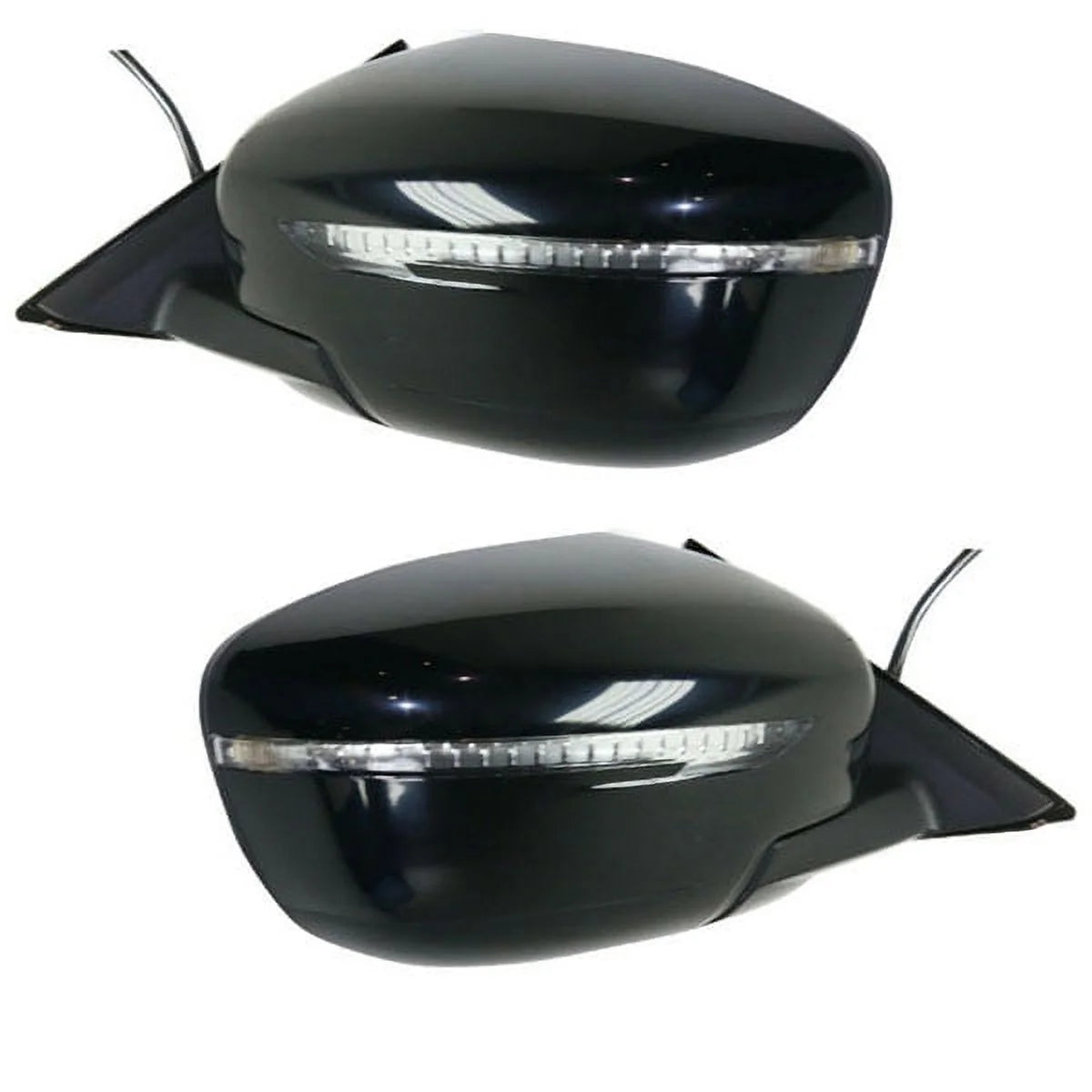 For 14-16 Rogue USA Built Rear View Mirror Power w/Signal w/o Camera Set Pair