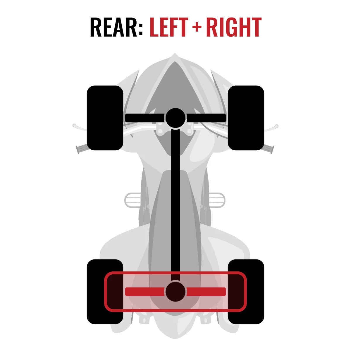 2 pc Sixity XT Rear Left Right Axle compatible with Can-Am Outlander 1000 2015 - EFI 4X4
