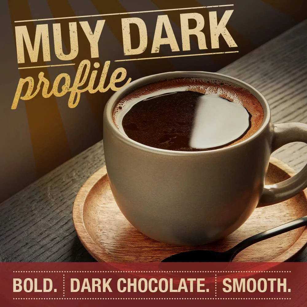 Mayorga Intense Dark Roast Coffee, 2 lb bag - Muy Macho Blend, the World's Strongest Organic Coffee - 100% Arabica Whole Coffee Beans - Bold Flavor - Specialty Grade, Non-GMO, Direct Trade Muy Macho 2 Pound (Pack of 1)