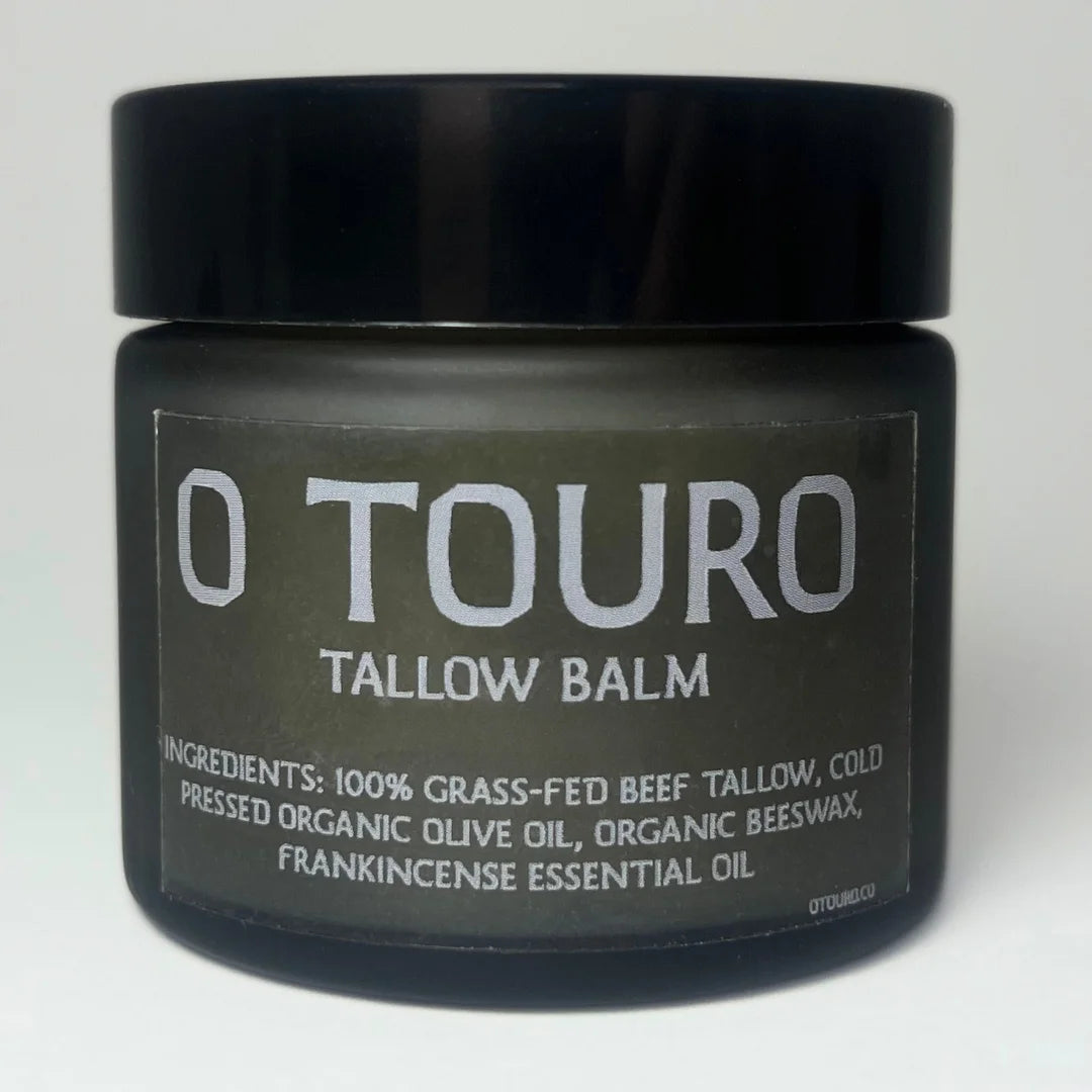 Handmade Tallow Balm Organic 100% Grass Fed with Premium Frankincense for All Skin Types 2 oz