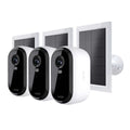 Arlo Essential Outdoor 2K Camera (2nd Generation) 3 Pack with 3 Solar Panels