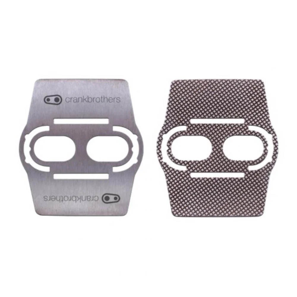 Crankbrothers Candy 1 Bike Pedals (Red) with Cleats and Shoe Shields Bundle