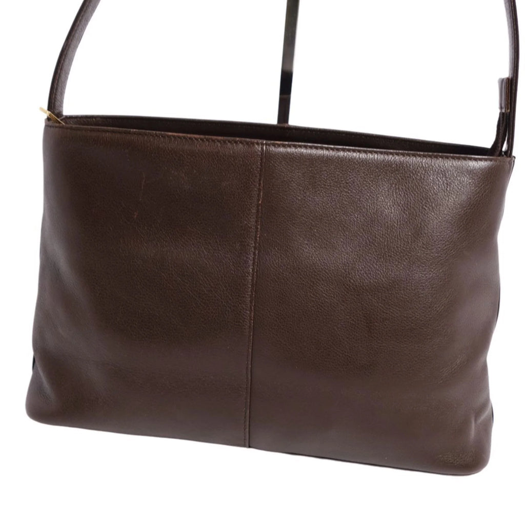 Used Burberry London BURBERRY LONDON Bag Handbag Tote Calf Leather Female Brown (Fair)