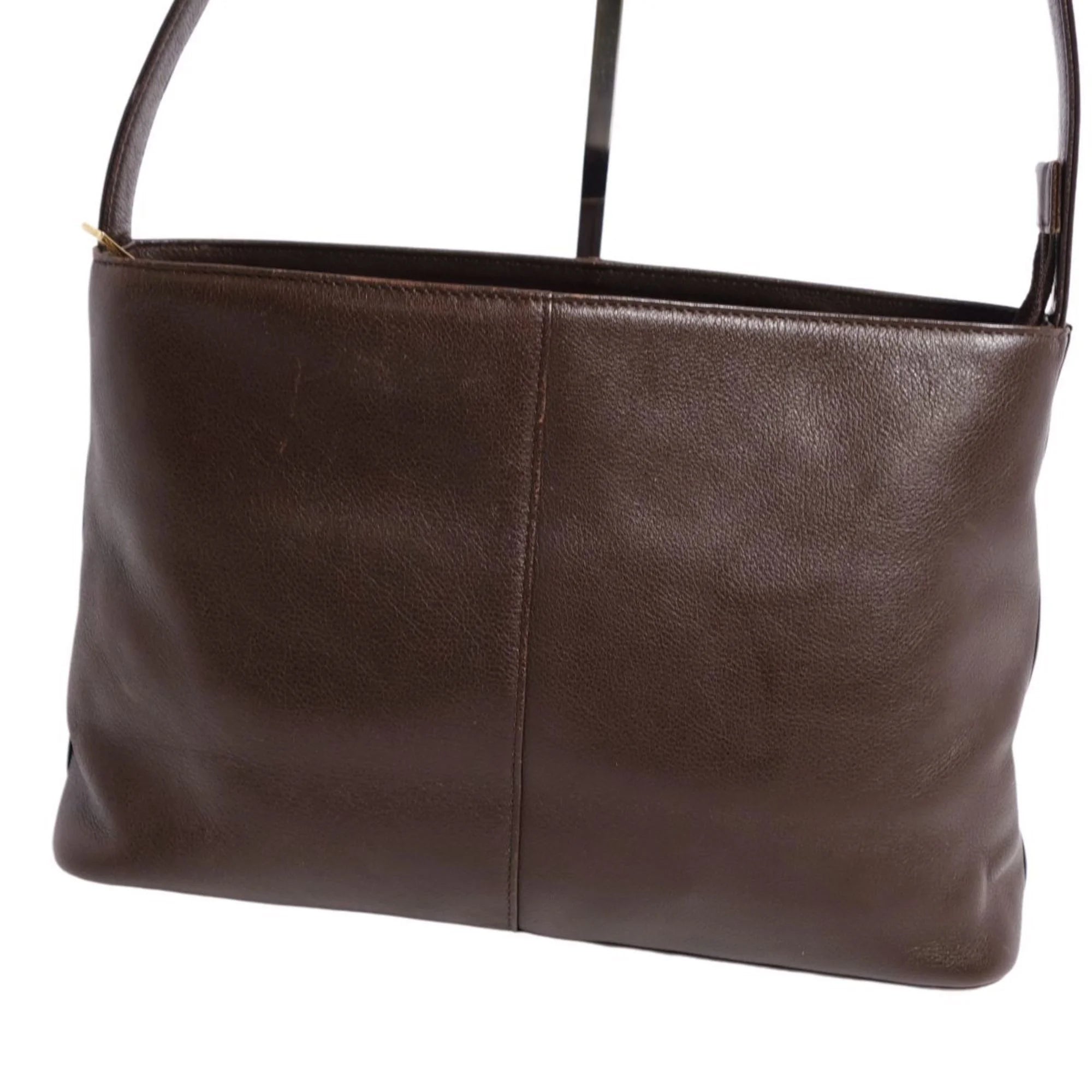 Used Burberry London BURBERRY LONDON Bag Handbag Tote Calf Leather Female Brown (Fair)