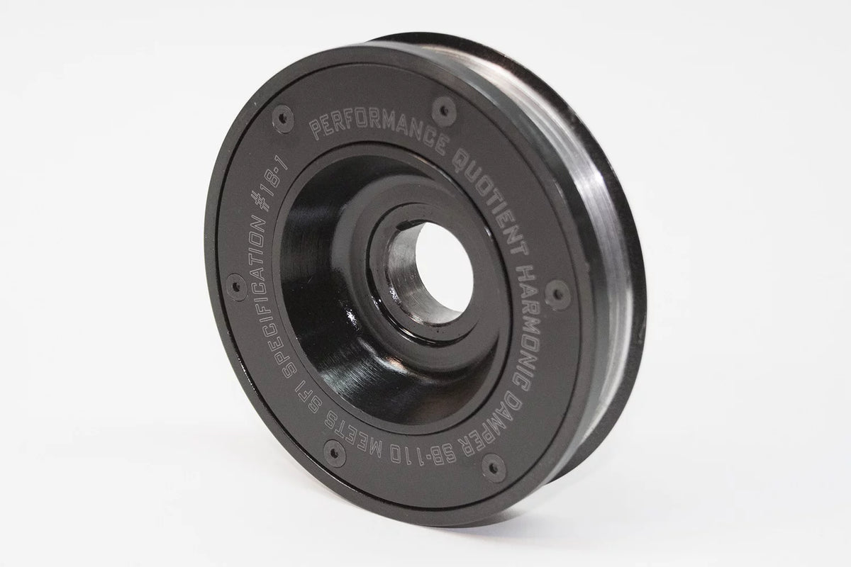 Prw Industries 2411040 Pqx Sfi Rated Racing Alloy Damper Fits select: 2000 HONDA CIVIC SI/SIR, 1999 HONDA CIVIC SI