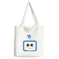 Clover Cute Small TV Happy Original Tote Canvas Bag Shopping Satchel Casual Handbag
