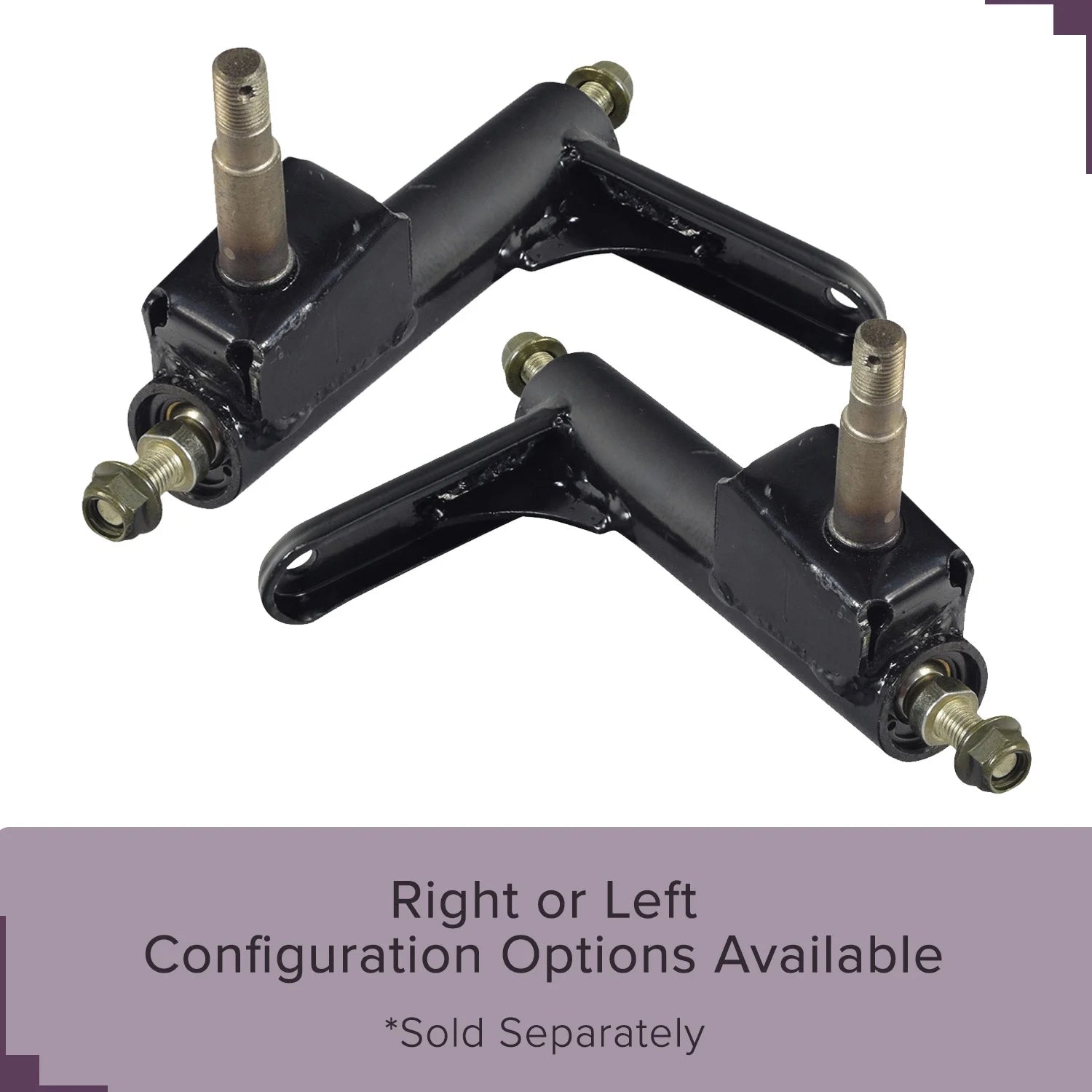 AlveyTech Spindle Steering Knuckles for the Coleman KT196 196cc 6.5 Hp, Go-Karts Accessories, (Left)
