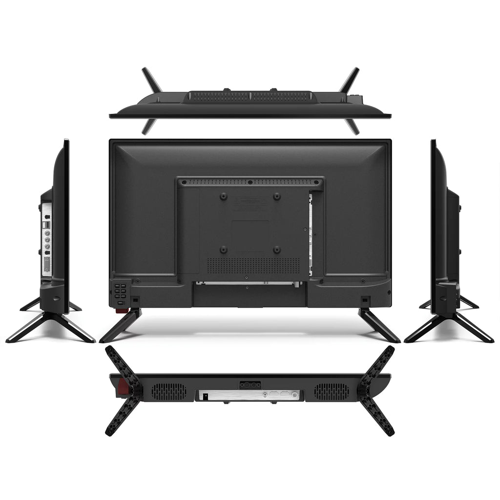 Audiobox TV-24D 24-In. 1366 x 768 HD Widescreen Portable TV/DVD Combo with Remote and Car Charger, TV-24D