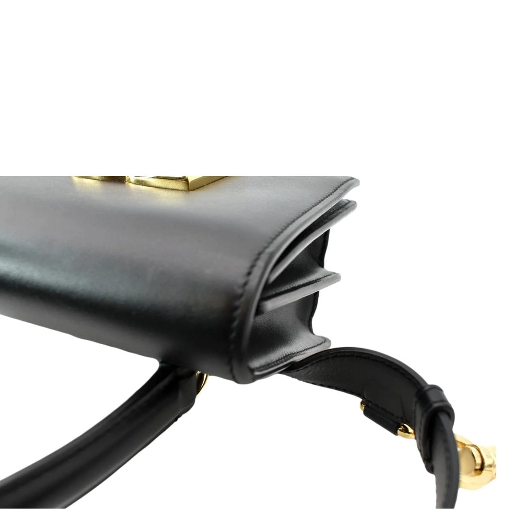 Previously Owned DOLCE & GABBANA Mini Leather Belt Bag Black