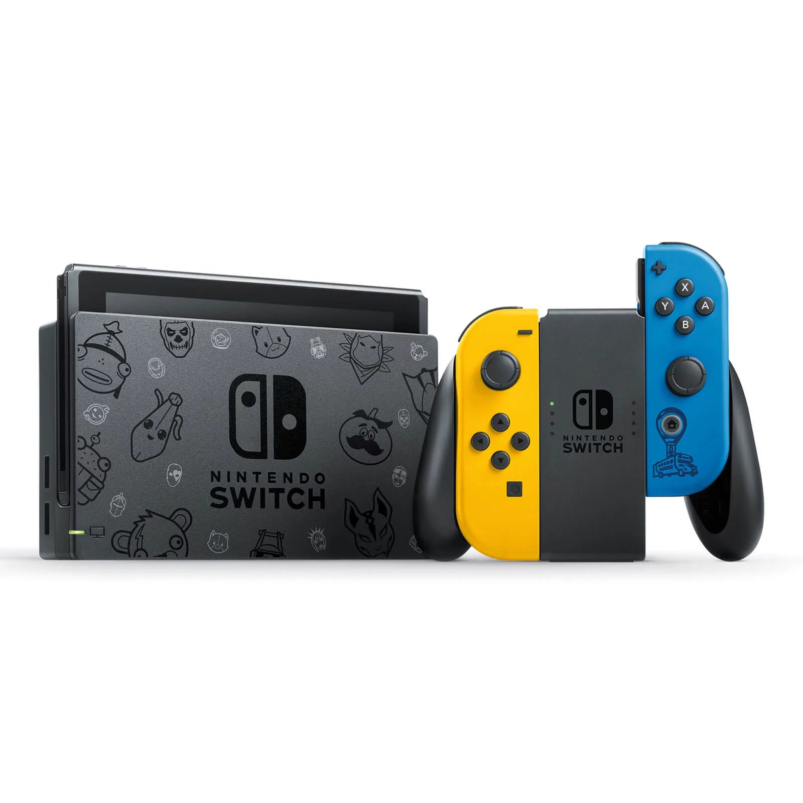 Nintendo Switch Fortnite Wildcat Edition and Game Bundle: Limited Console Set, Pre-Installed Fortnite, Epic Wildcat Outfits, 2000 V-Bucks, Pokemon Shield, Mytrix Tempered Glass Screen Protector