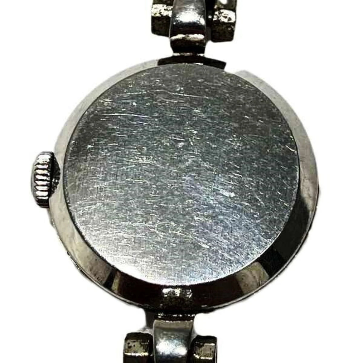 Previously Owned Omega manual winding watch silver dial ladies (Fair)