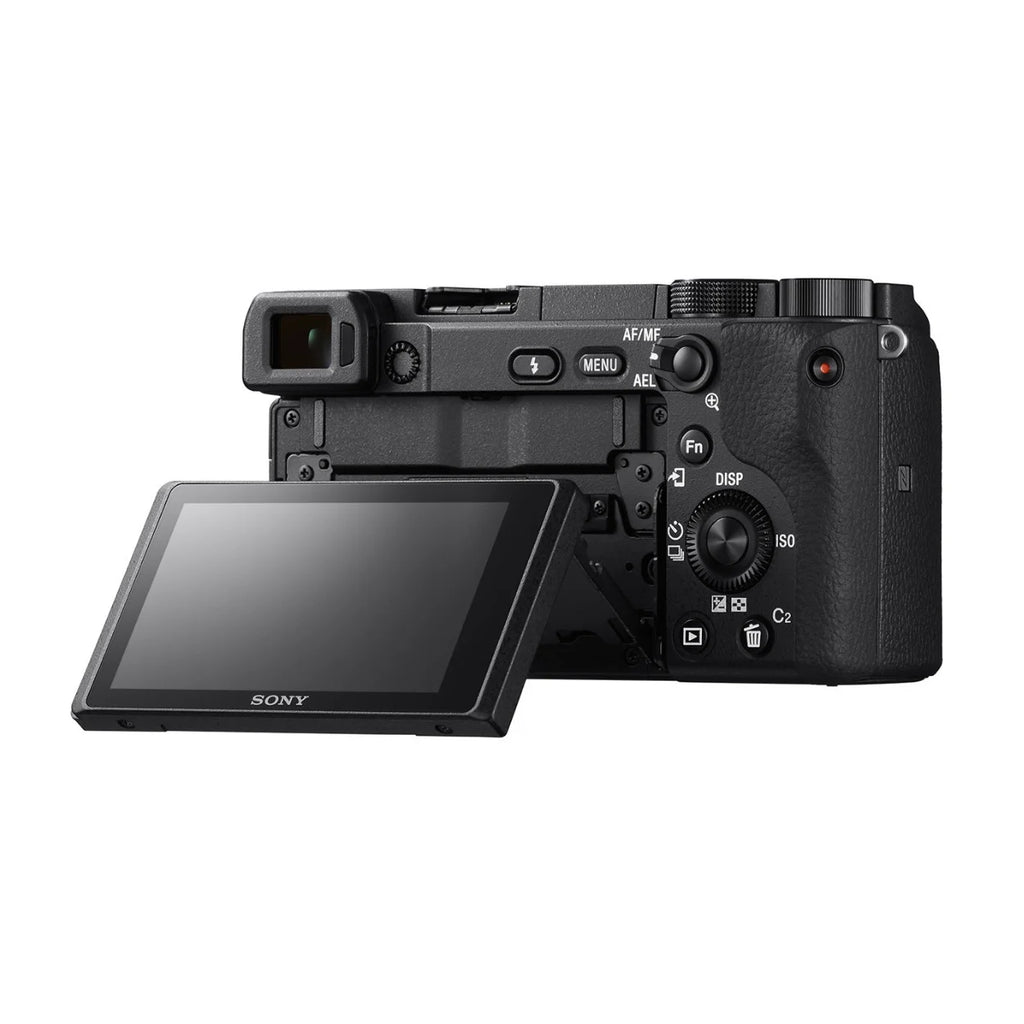 Sony a6400 ILCE-6400 - Digital camera - mirrorless - 24.2 MP - APS-C - 4K / 30 fps - body only - Wi-Fi, NFC, Bluetooth - black
