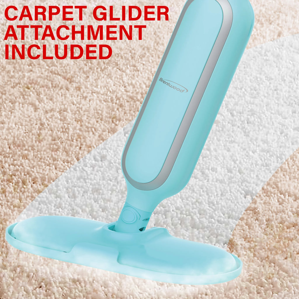 Brentwood 1100 Watt Steamer Mop in Blue