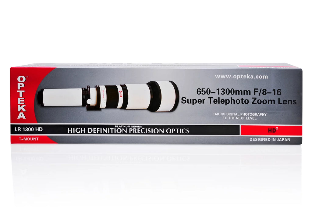 Opteka 650-1300mm High Definition Telephoto Lens for Sony Alpha E-Mount a9, a7r, a7s, a7, a6500, a6300, a6000, a5100, a5000, a3000, NEX-7, NEX-6, NEX-5T, NEX-5N, 5R and 3N Digital Mirrorless Cameras