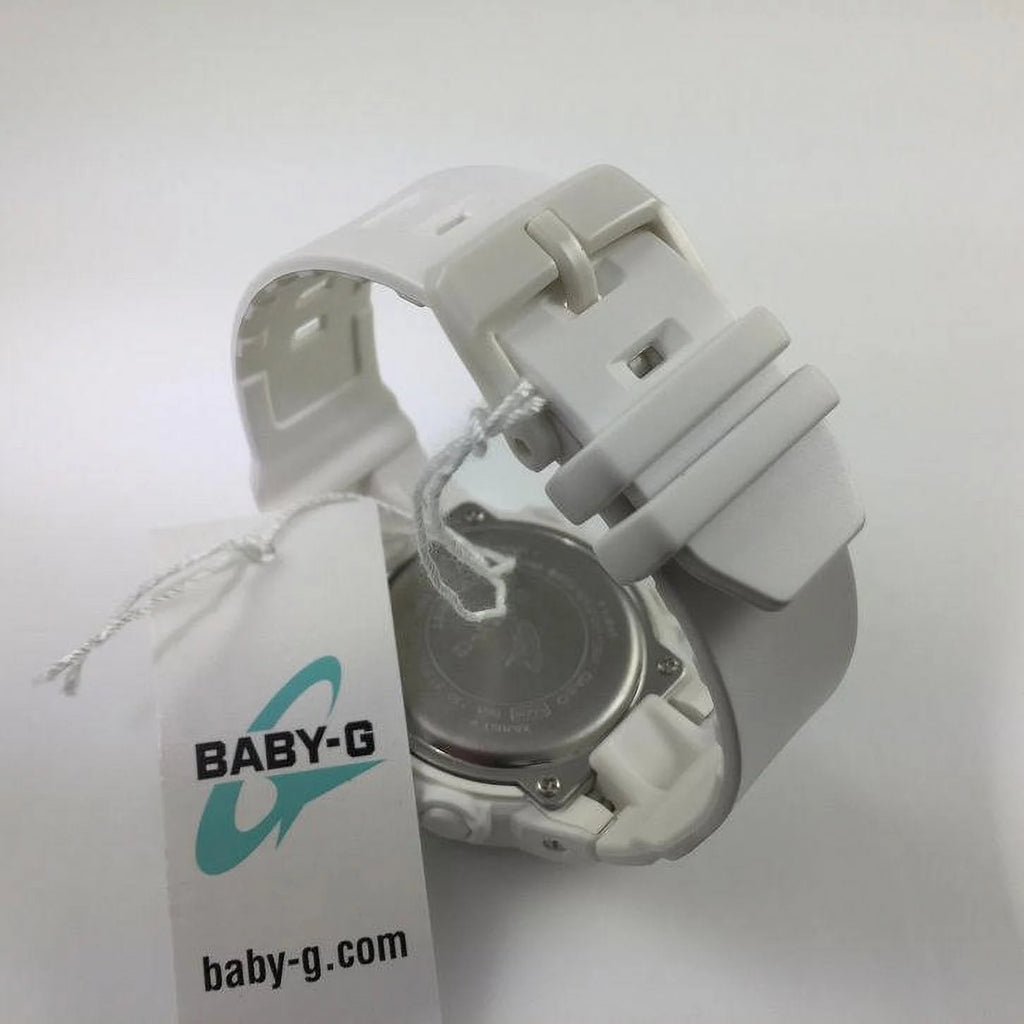BGA230-7B For Her Baby-G White Ana-Digi Dial White Resin Strap World Time Alarm Watch