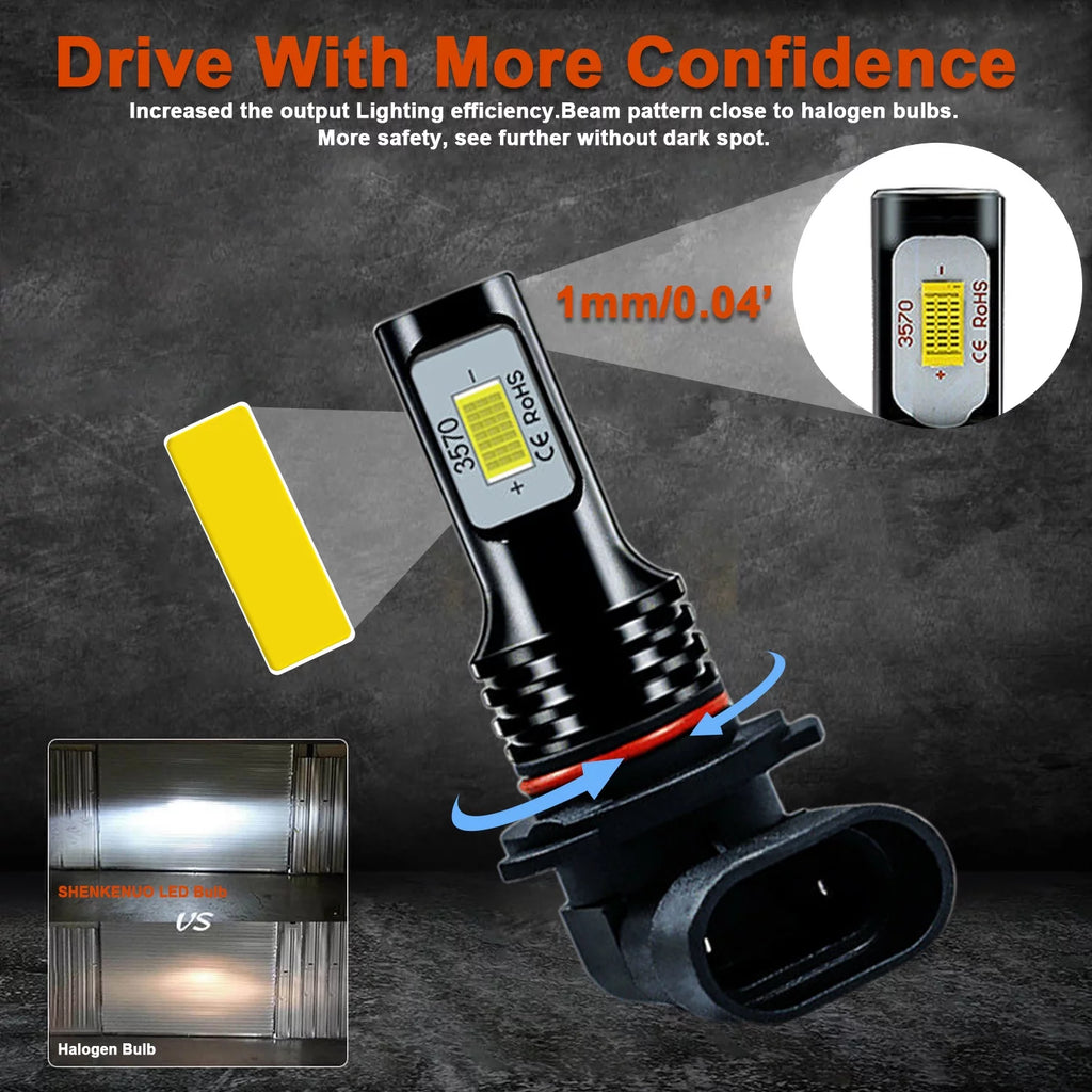 For Chevy Silverado 1999 2000 2001 2002 Tahoe 2000-2006 6X LED Headlights Lights Bulbs Kit Super Bright white 6000K