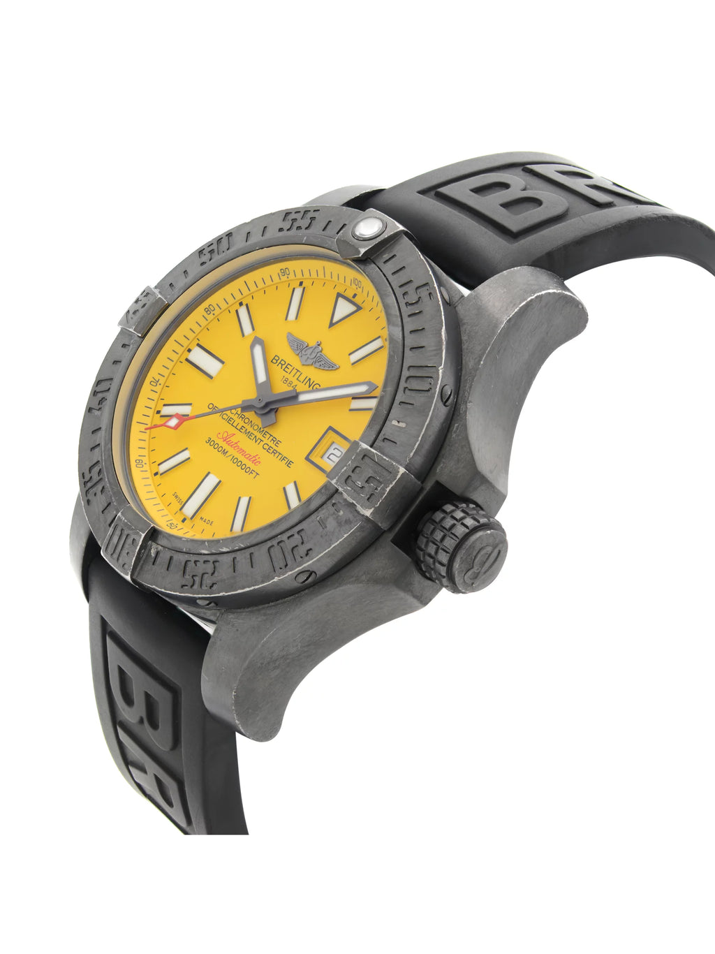 Breitling Avenger II Seawolf Black Metal Automatic Mens Watch M17331E2/I530-153S