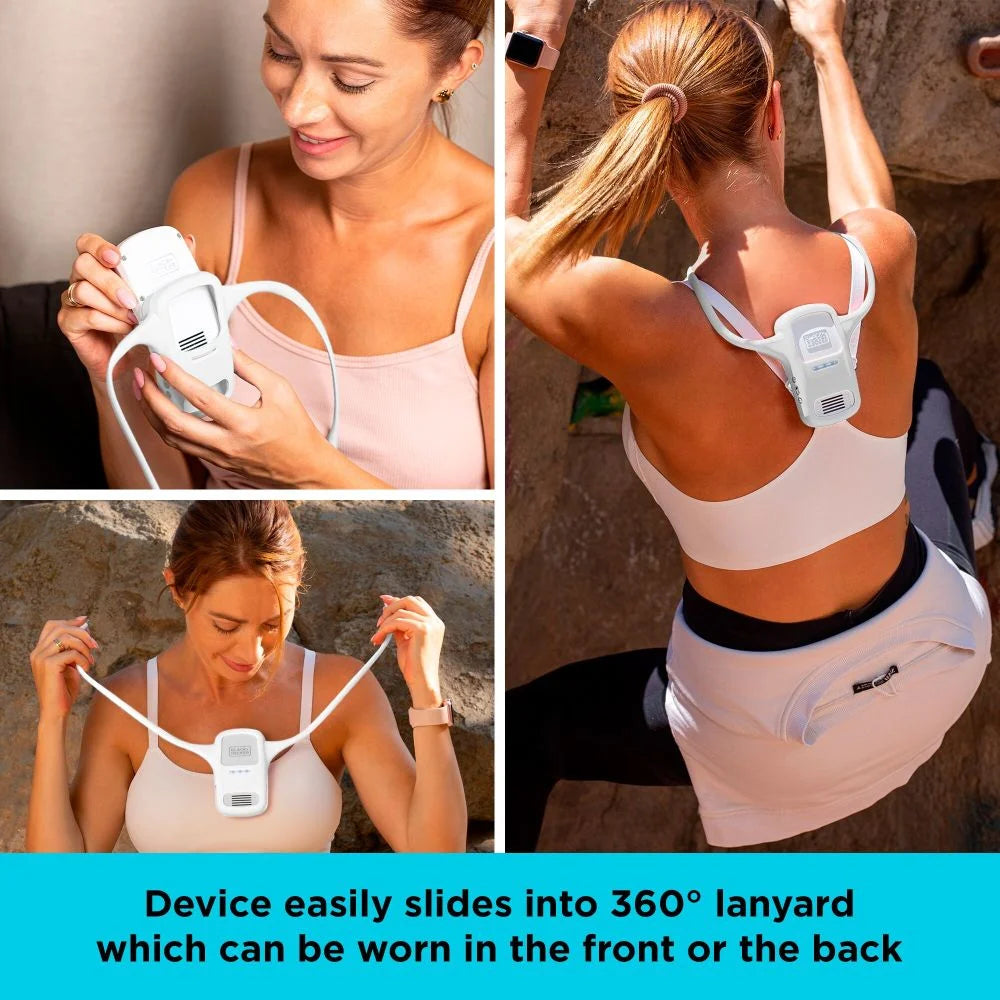 BLACK+DECKER Comfortpak, Wearable Cooling and Heating Device, Cloud White (BCWCC101-10)