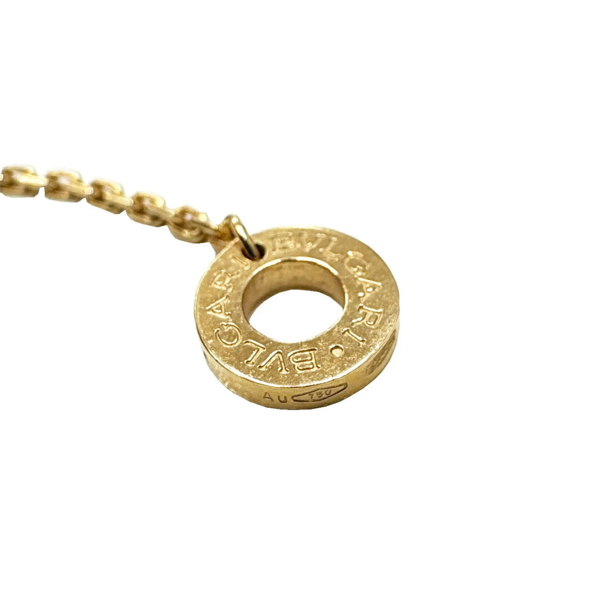 Used BVLGARI Bvlgari Diva Dream Necklace Malachite Diamond K18PG D0.28ct Pink Gold 7.3g Ladies Pendant (Good)