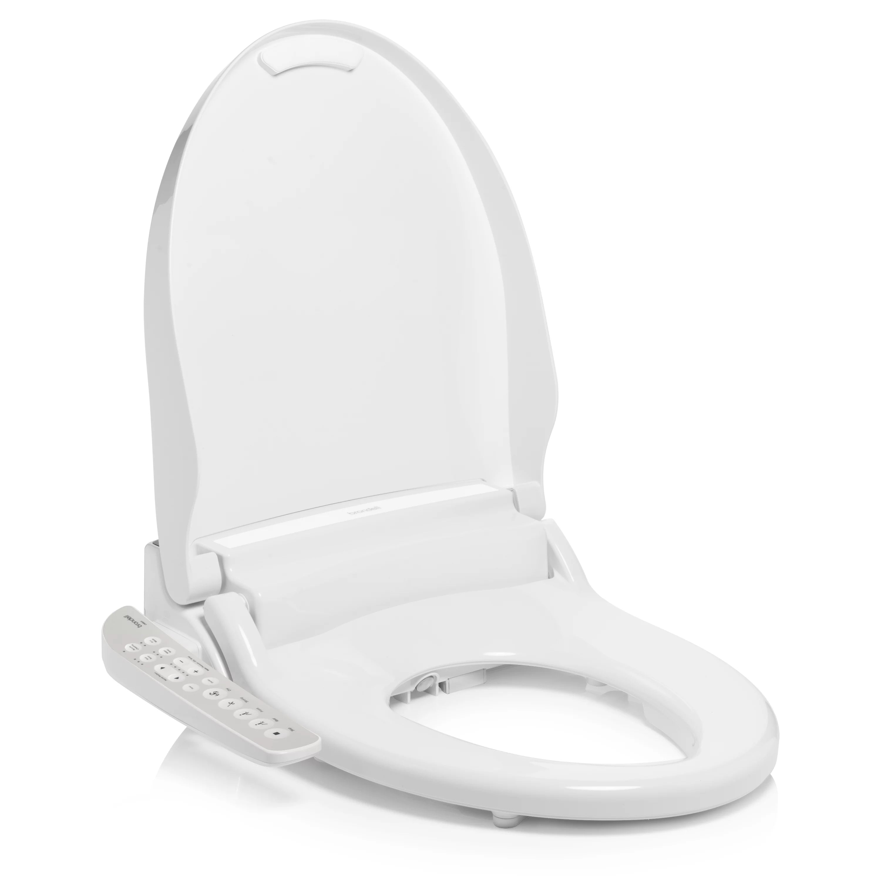 Brondell Swash Select DR801 Sidearm Bidet Seat with Warm Air Dryer and Deodorizer, Round White