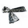 Blando  Simple Leopard Print Natural Silk Scarf/Wrap/Shawl - Small