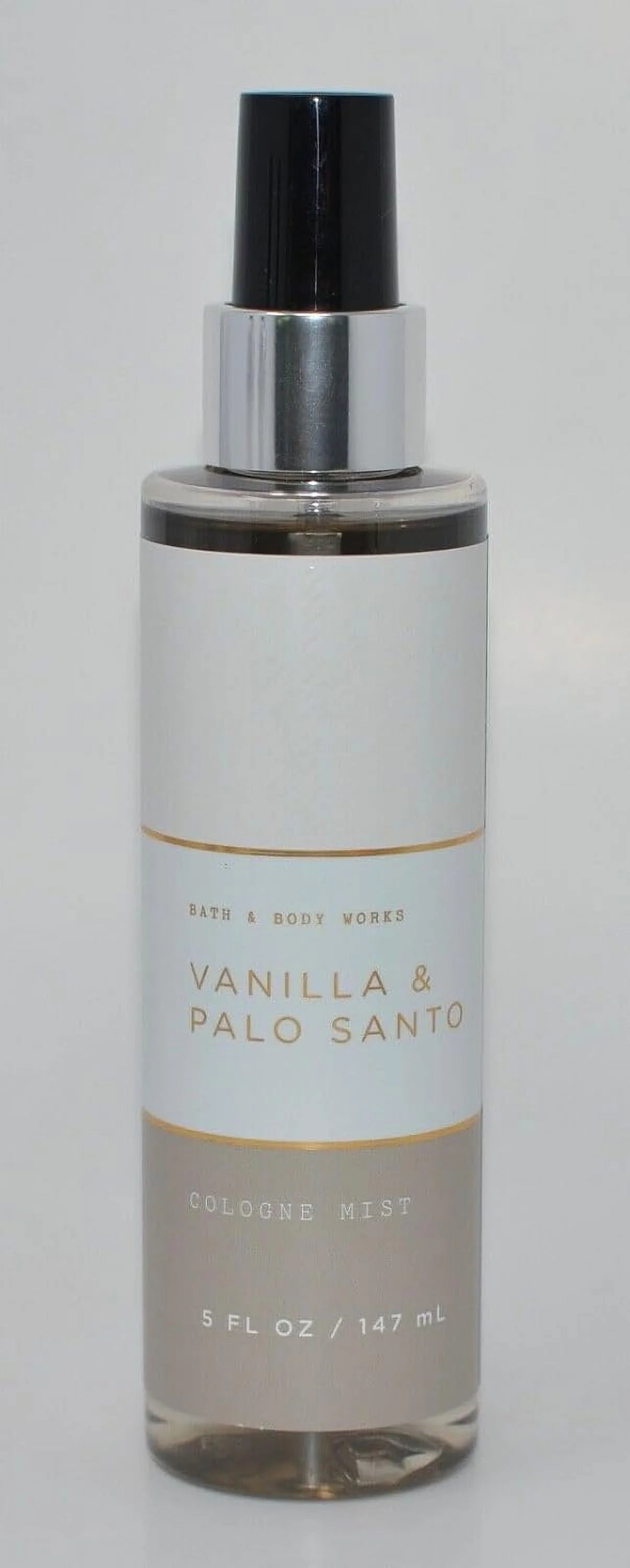 Bath & Body Works Men's Cologne Vanilla & Palo Santo 5 Fl Oz / 147 Ml smells like: warm and smooth—inspired by creamy sandalwood and comforting vanilla
