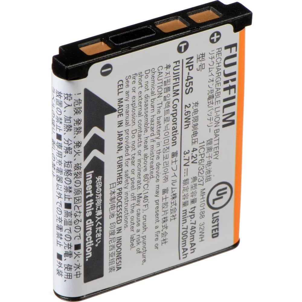 Original Genuine FUJIFILM NP-45S Lithium-Ion Rechargeable Battery (3.7V, 740mAh)