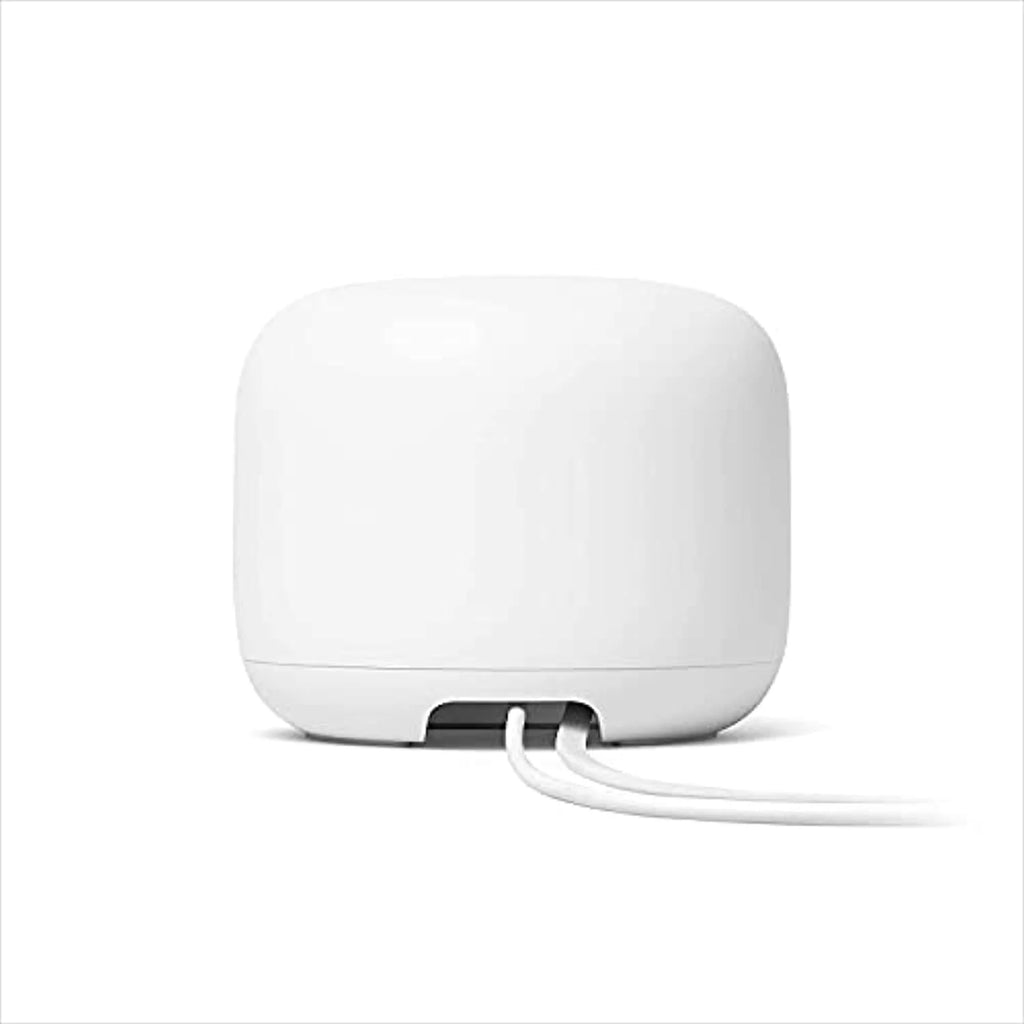 Google Nest WiFi - AC2200 (2nd Generation) Router and Add On Access Point Mesh Wi-Fi System Bundles (Router Only, Snow)