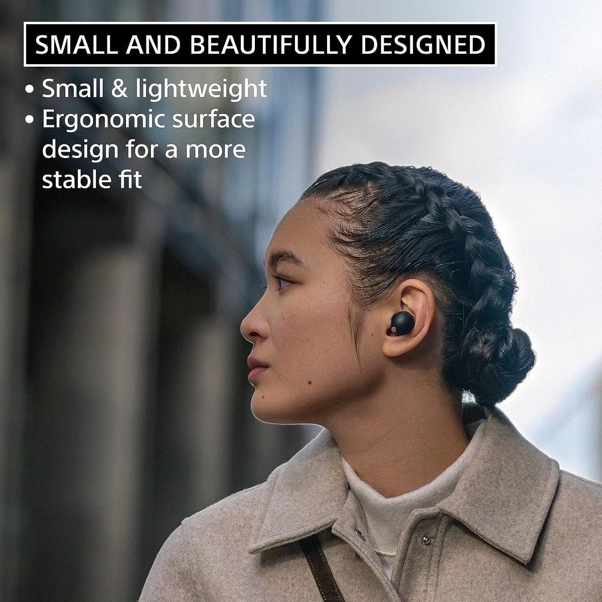 Sony WF-1000XM5-BLACK Wireless Noise Canceling High-Res Earbuds with an Additional 2 Year Coverage by Epic Protect (2023)