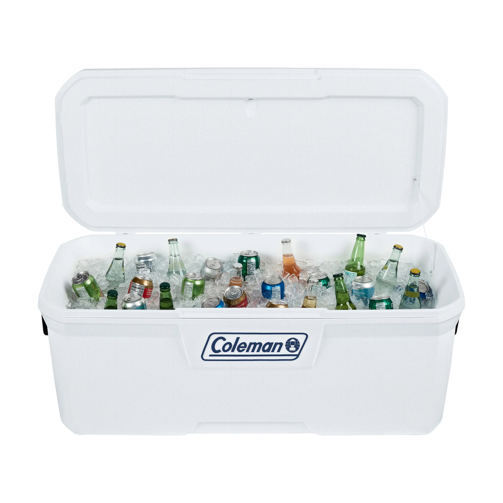 Coleman 150 qt. Hard Sided Ice Chest Cooler, White