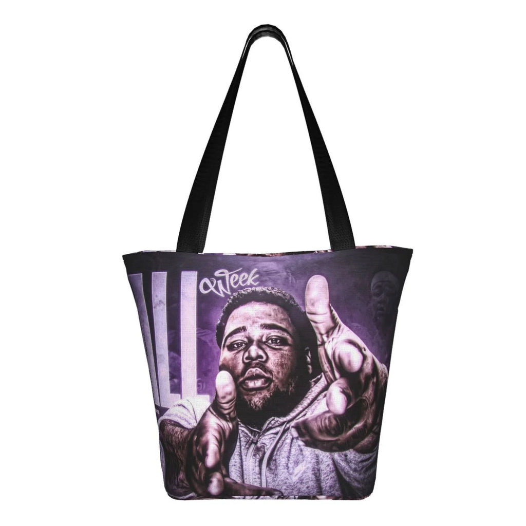 Rod Wave Singer Female Tote Bag Large Capacity Handbag Shoulder Bag Gift For Shopping Travel Beach Picnic Work School