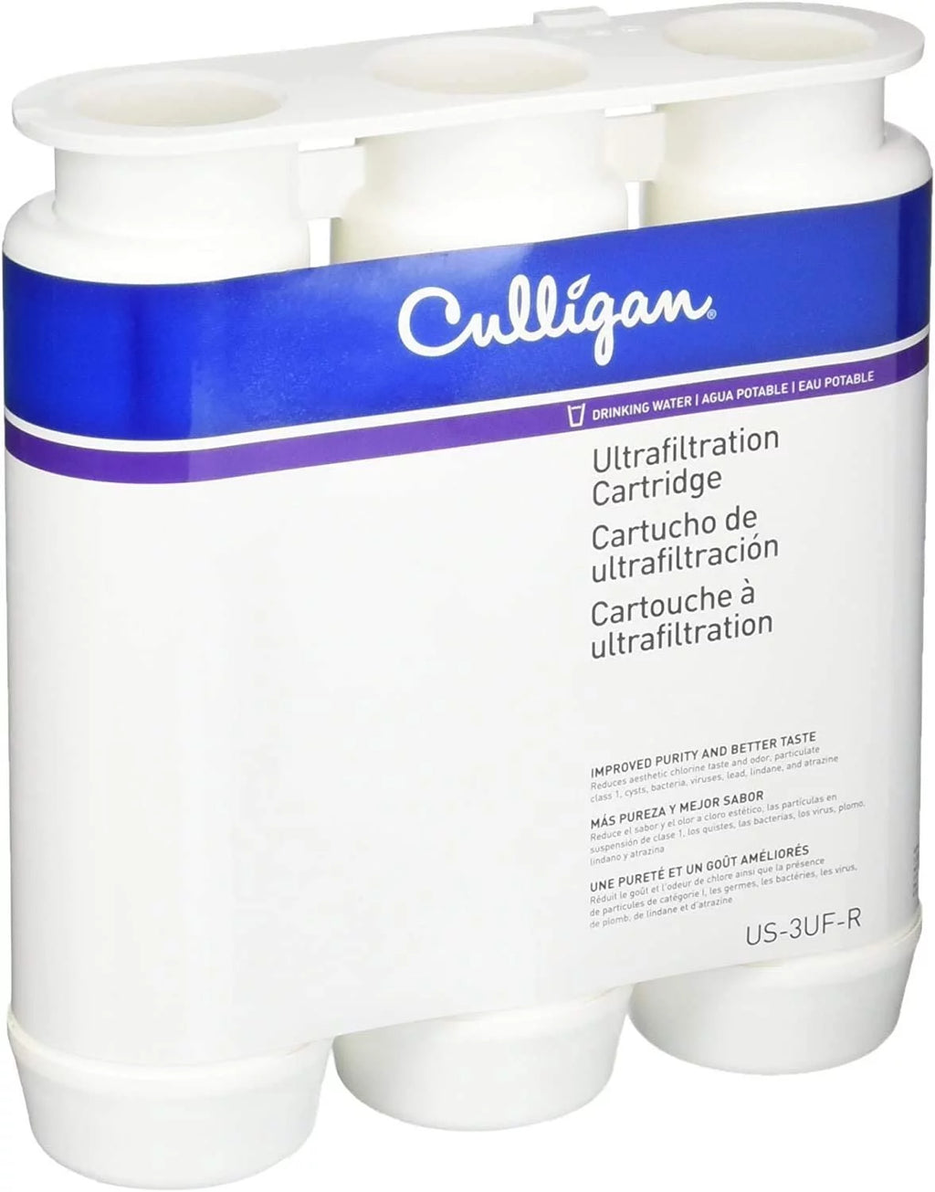 Culligan US-3UF-R Under-Sink Drinking Water Filter Replacement Cartridge, 2 Count Pack of 1, White