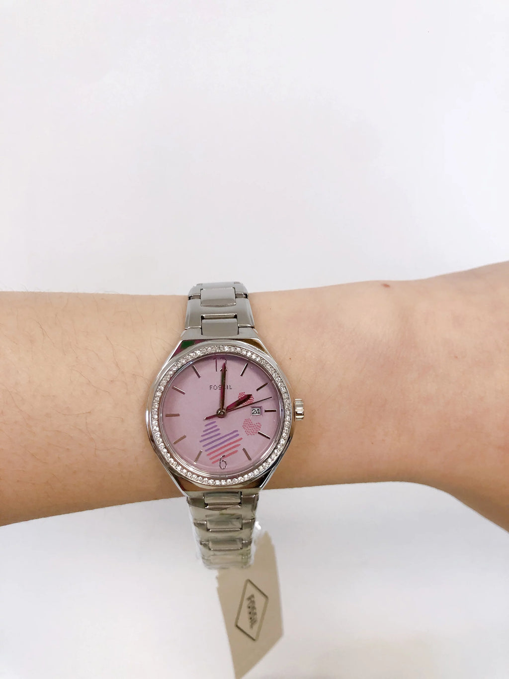 Fossil BQ3854 Eevie Three-Hand Date Rust-resistant Alloy Watch