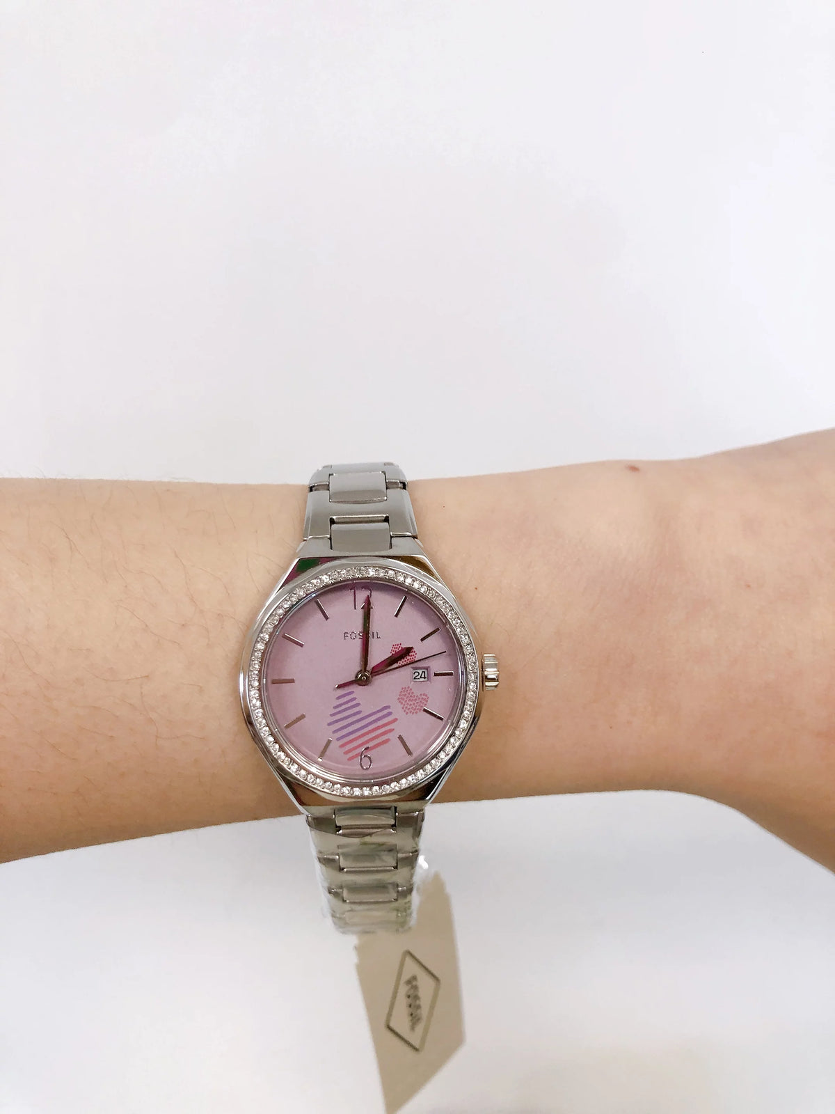 Fossil BQ3854 Eevie Three-Hand Date Rust-resistant Alloy Watch