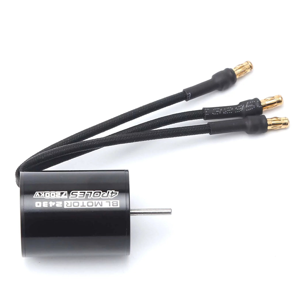 Meterk 2430 7200KV 4P Sensorless Brushless Motor with 25A Brushless ESC（Electric Speed Controller）for 1/16 1/18 RC Car Truck