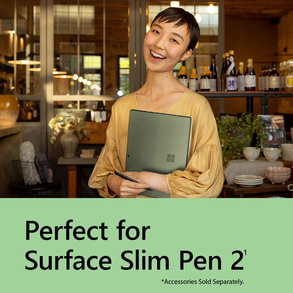 Restored Microsoft Surface Pro 9 13" Touch Tablet, Intel i7 16GB/256GB, Forest (Refurbished)