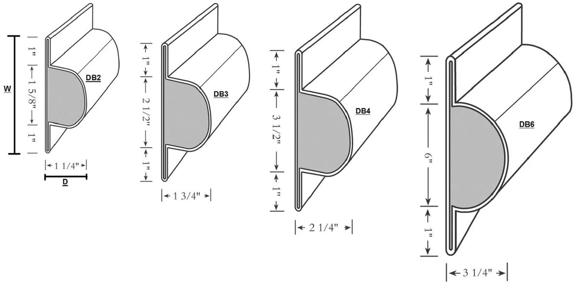 Taylor Perimeter Single Lock and Post Bumper Extra Large 8" x 3-1/4"