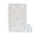6 Pack of 12x24x1 MERV 10 Pleated Air Filters by Glasfloss. Actual Size: 11-3/8 x 23-3/8 x 7/8