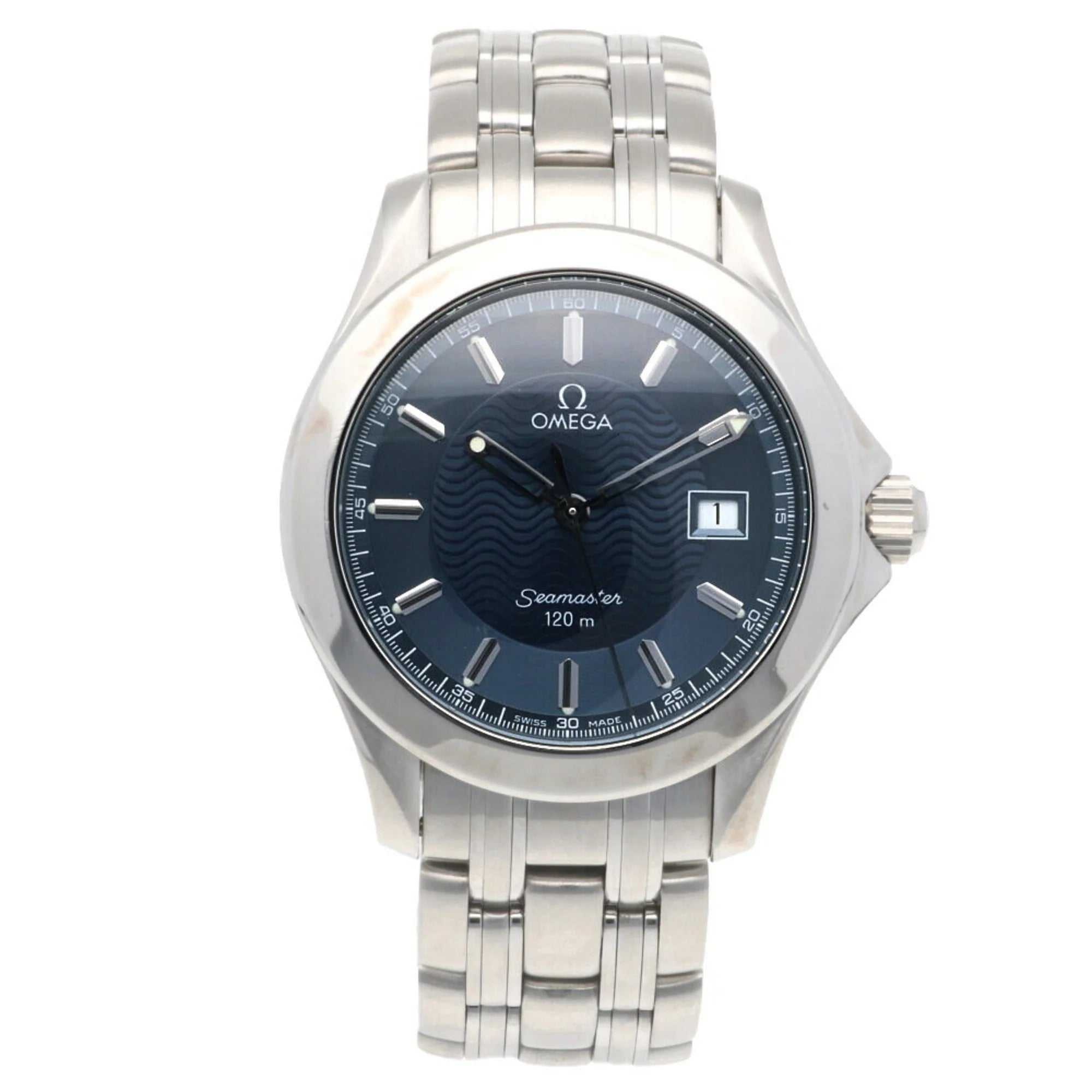 Secondhand Omega Seamaster Watch Rust-resistant Alloy 2581.80 Quartz Men's OMEGA 120M (Good)
