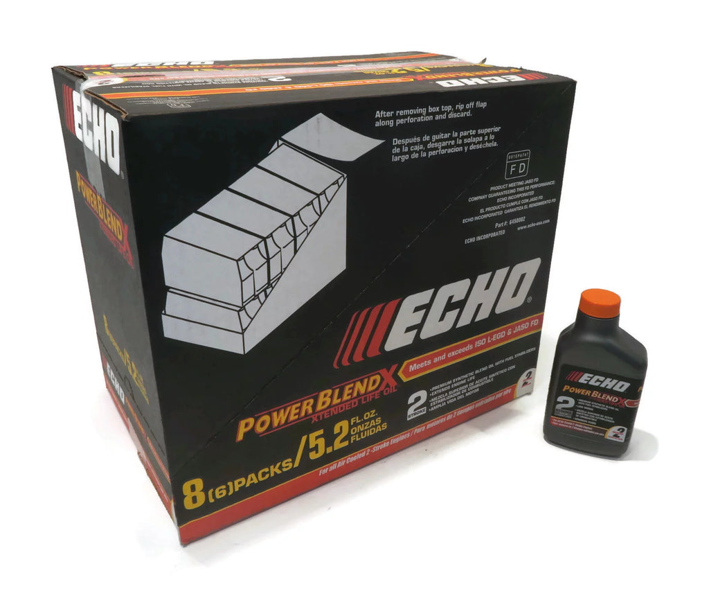 ECHO New OEM Oil of 2 Cycle Power Blend Gold for 2-Stroke Engines 5.2 Ounce Bottles (Pack of 96)