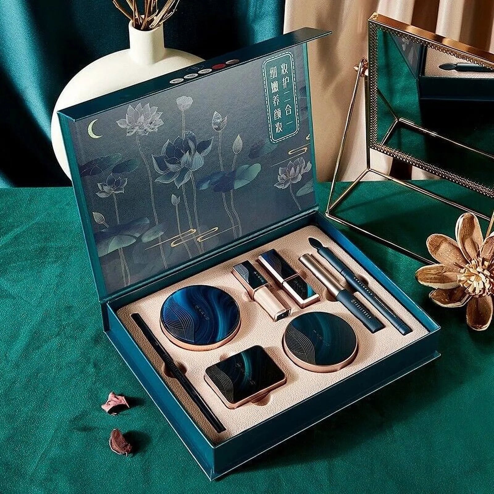 8pcs/set Makeup Cosmetic Elegant Makeup Set Beauty Kit for Women Gift With Box