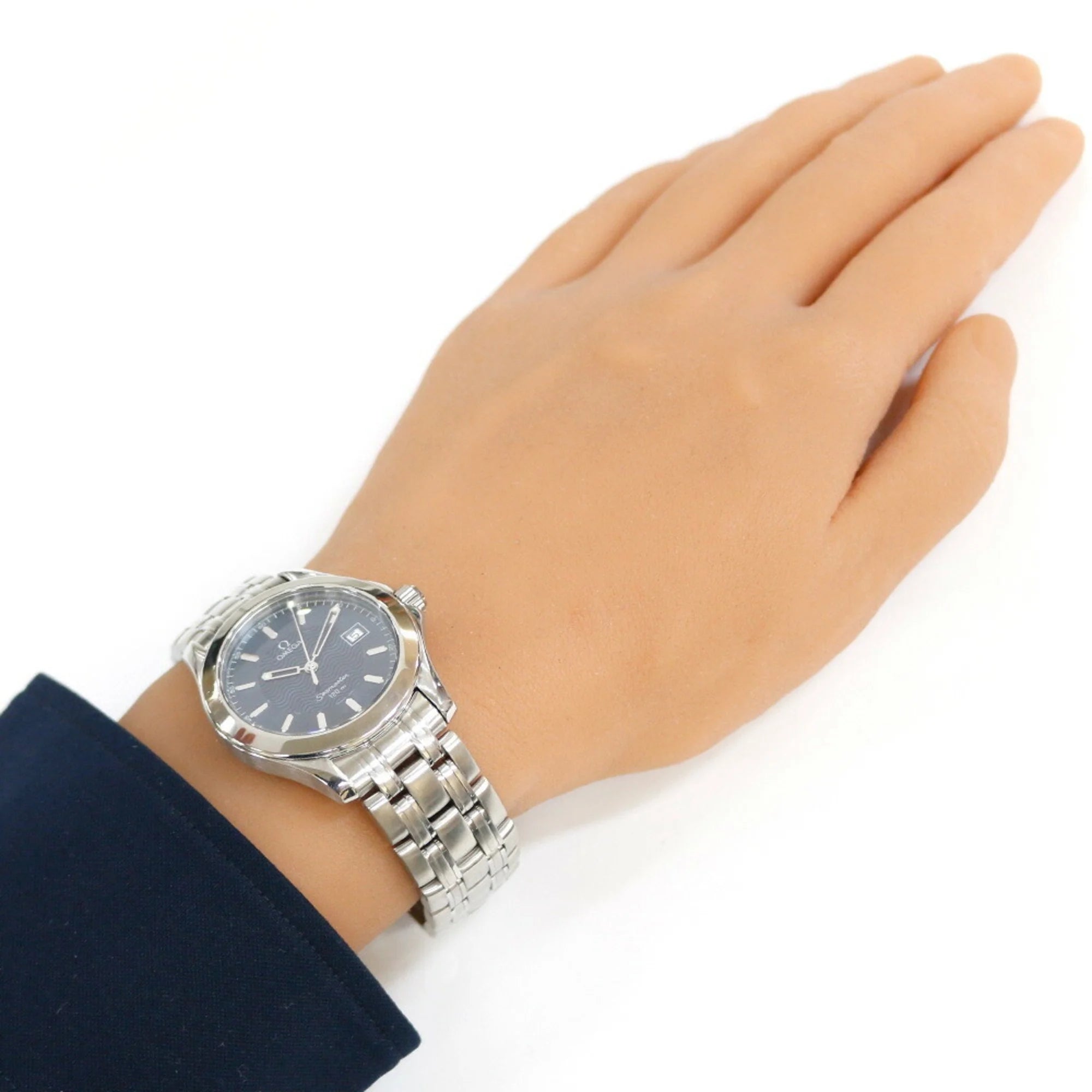 Secondhand Omega Seamaster Watch Rust-resistant Alloy 2581.80 Quartz Men's OMEGA 120M (Good)