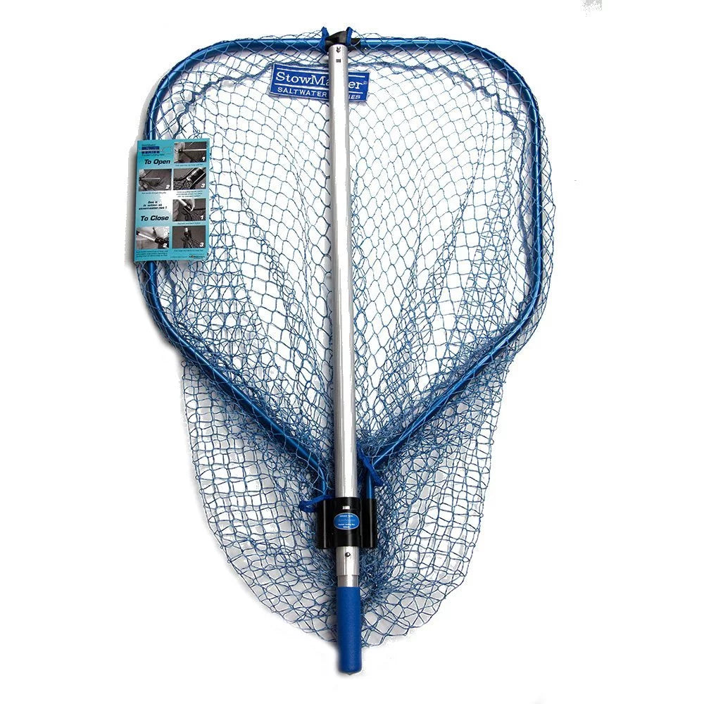 Norsemen StowMaster Saltwater Redfish, Bonefish, Snapper 84" Net, Silver