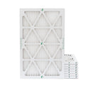 14x25x1 MERV 10 Pleated AC Furnace Air Filters by Glasfloss Industries. ( 8 Pack ) Exact Size: 13-1/2 x 24-1/2 x 7/8