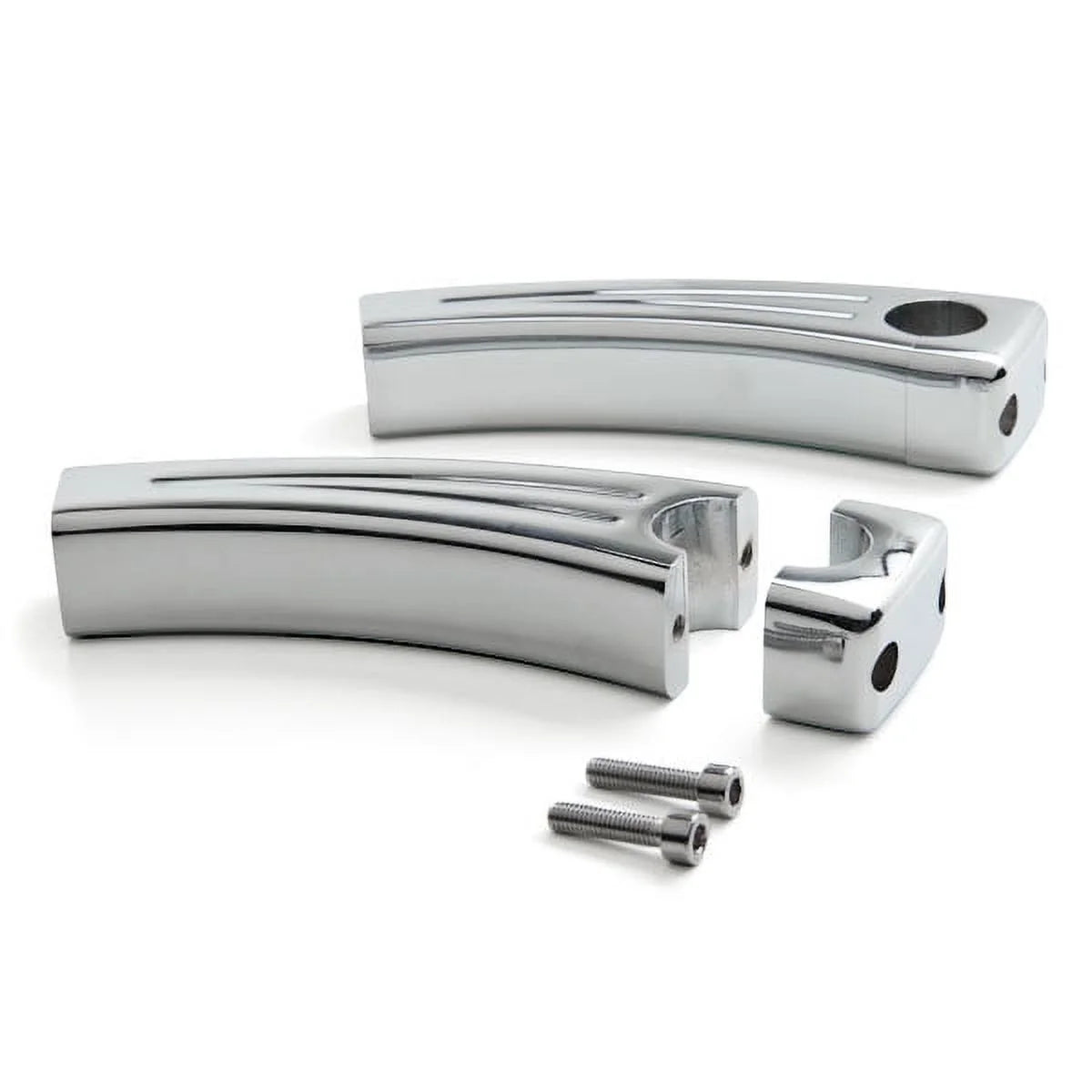 Krator 5.5" Chrome Motorcycle Handlebar Pullback Riser Compatible with Yamaha TX SR CS YX RD 350 400 500 600 650 750