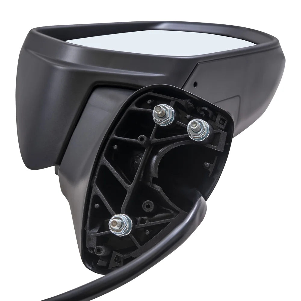 Brock Aftermarket Replacement Passenger Right Power Mirror With Heat-Signal- Camera Paint To Match Black Compatible With 2018-2020 Toyota Camry North America Built