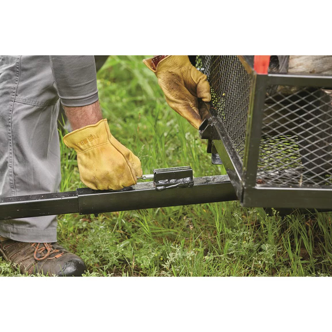 Guide Gear Cargo Utility Trailer, Heavy Duty Carts with Wheels, ATV Carrier